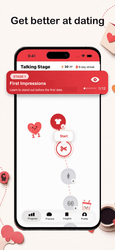 Talking Stage dating and relationship lesson path
